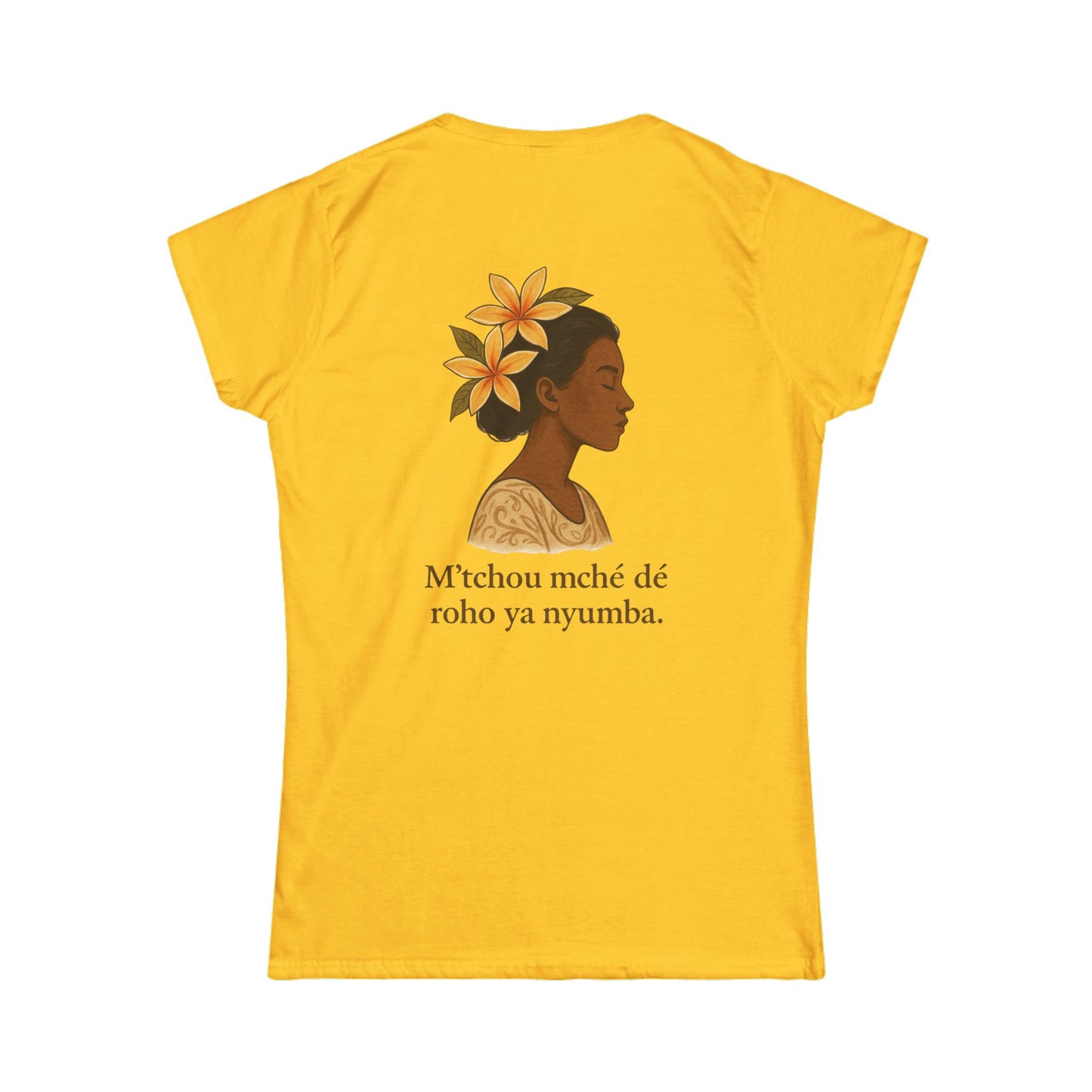T-shirt graphique  floral unisexe