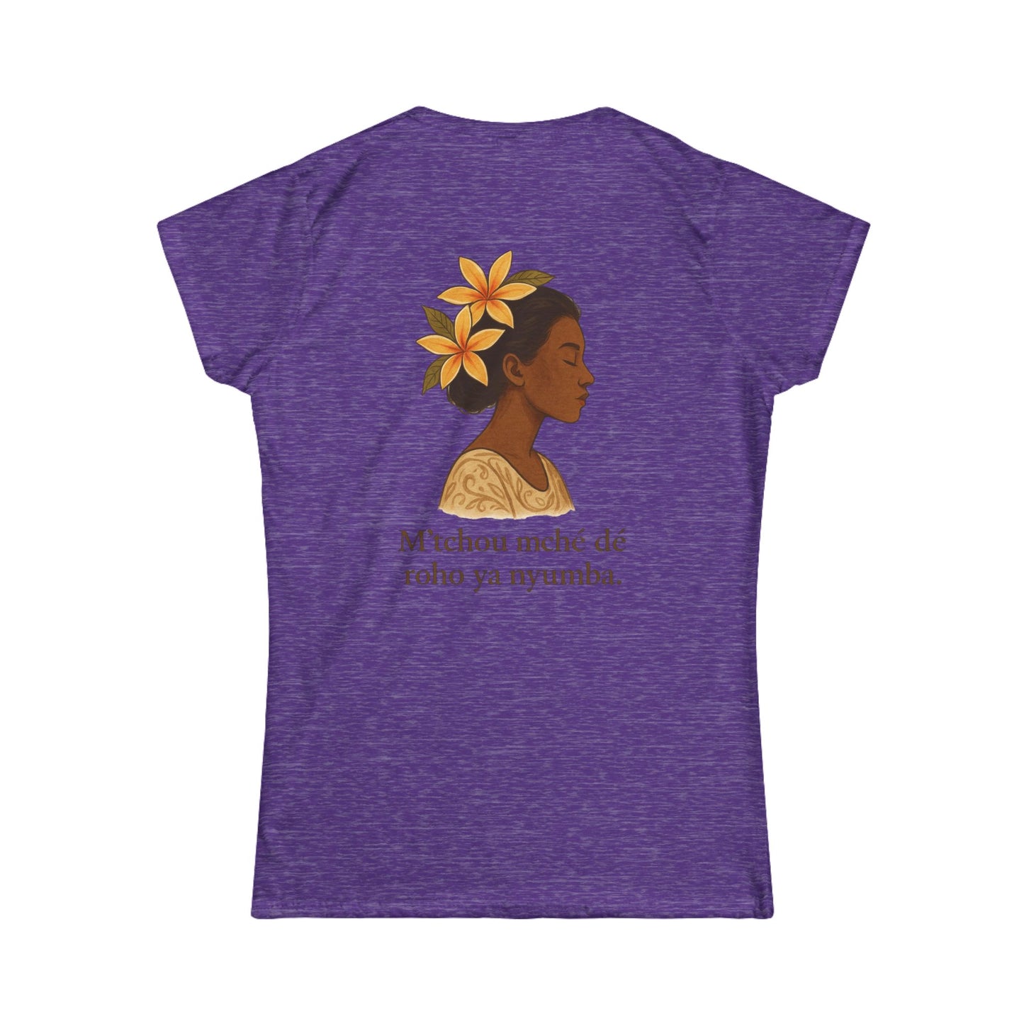 T-shirt graphique  floral unisexe