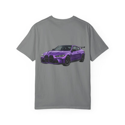 Purple Car Graphic T-Shirt, Unisex T-Shirt, Car Enthusiast Gift, Stylish Tee, Birthday Gift, Casual Wear
