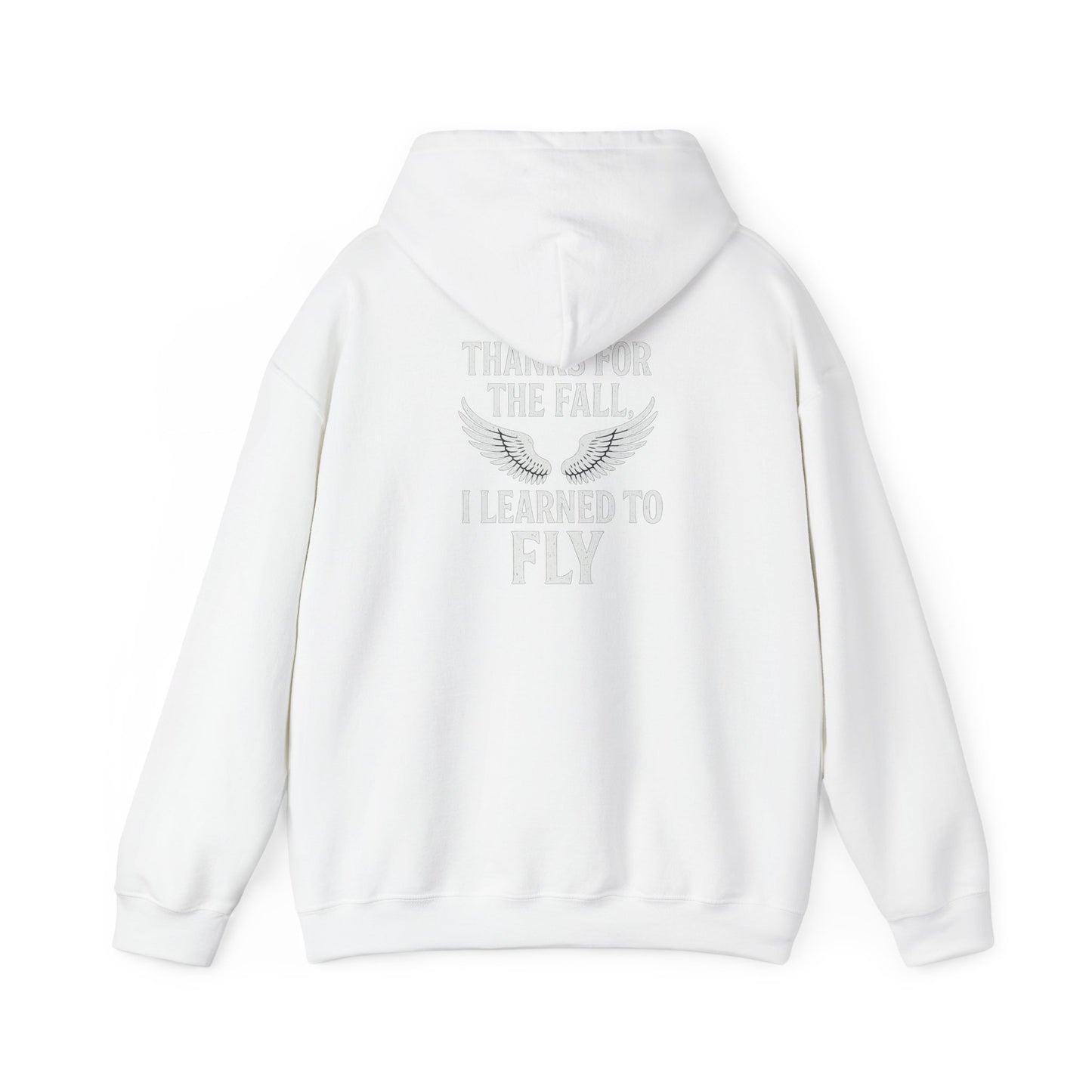Hoodie  “Fly Again” – Thanks for the Fall, I Learned to Fly