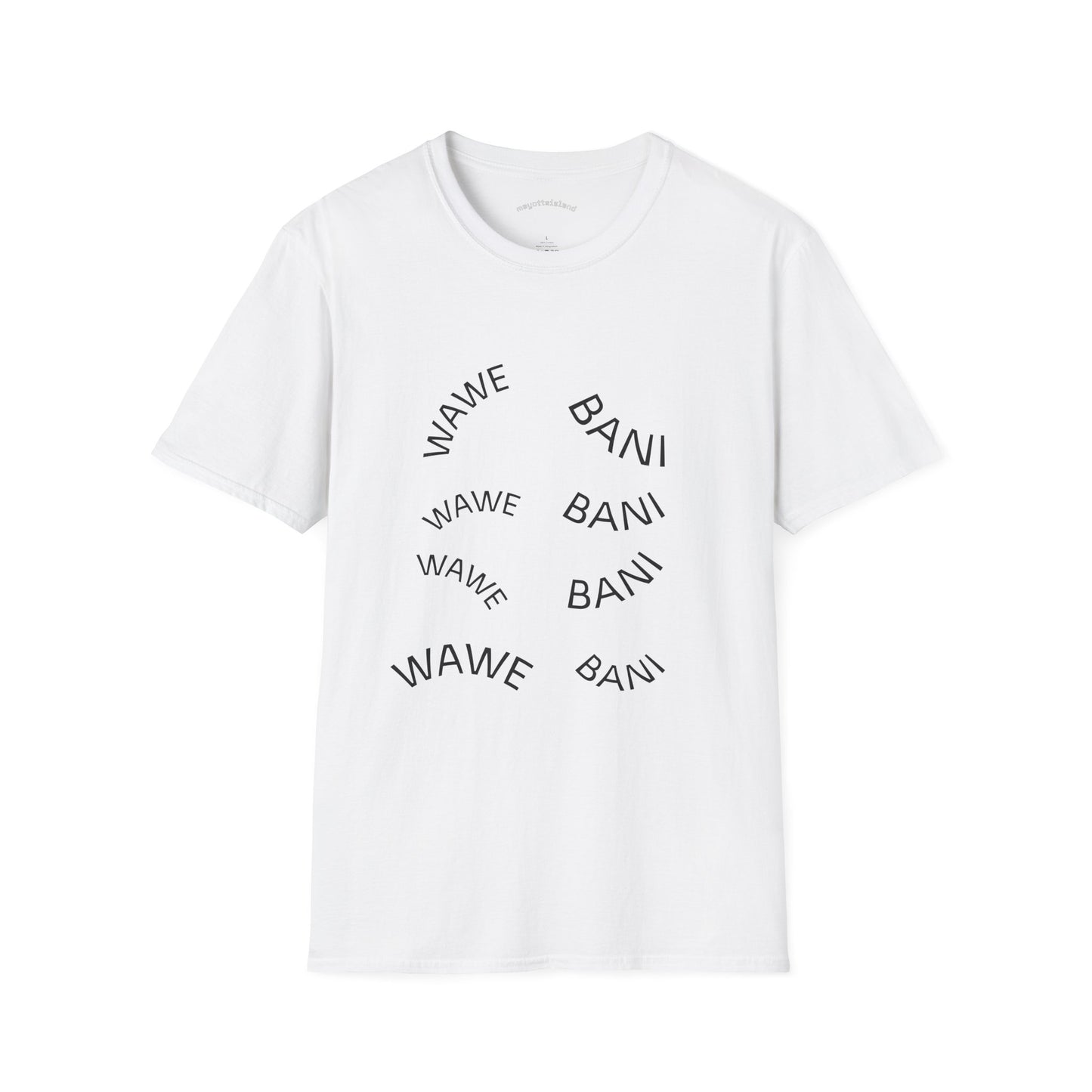 T-shirt Wawe Bani – Design Minimaliste Mahorais