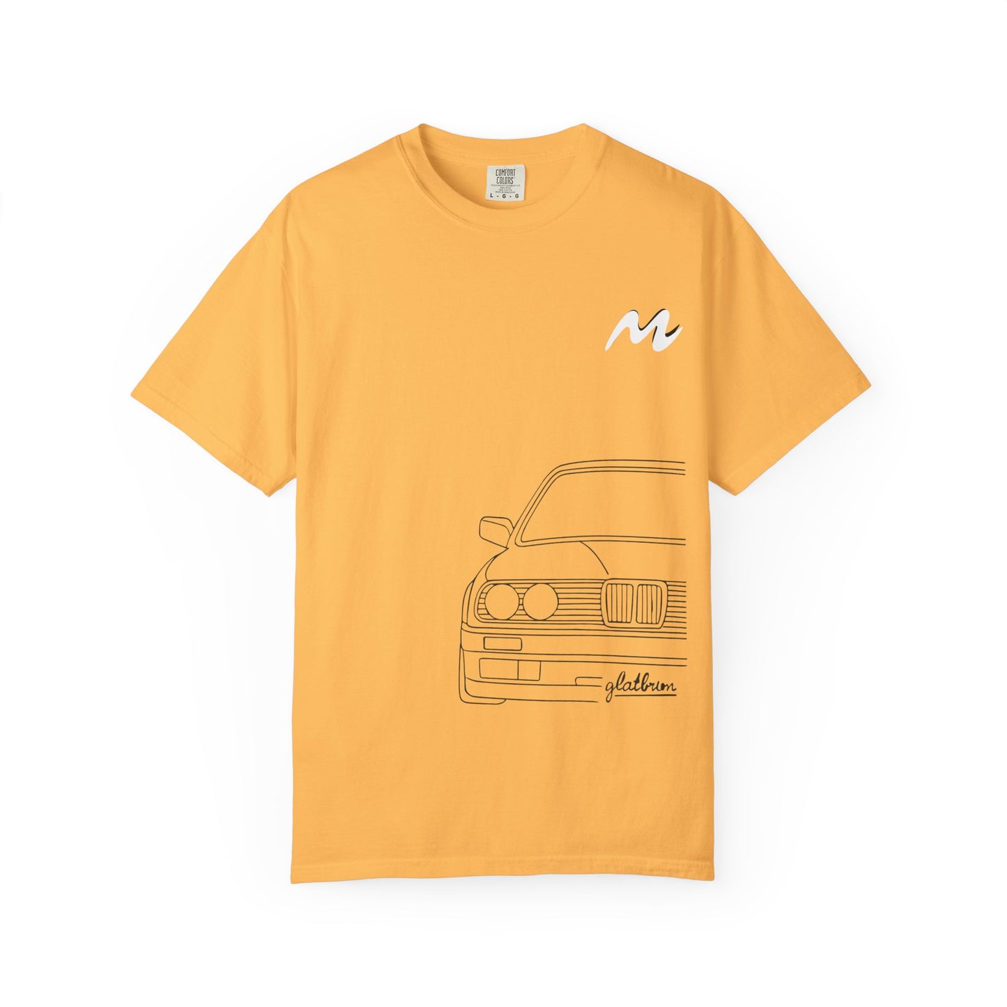 Classic Car Outline Unisex T-Shirt, Vintage Car Tee, Gift for Car Enthusiasts, Automotive Apparel, Daily Wear, Unisex Graphic Shirt