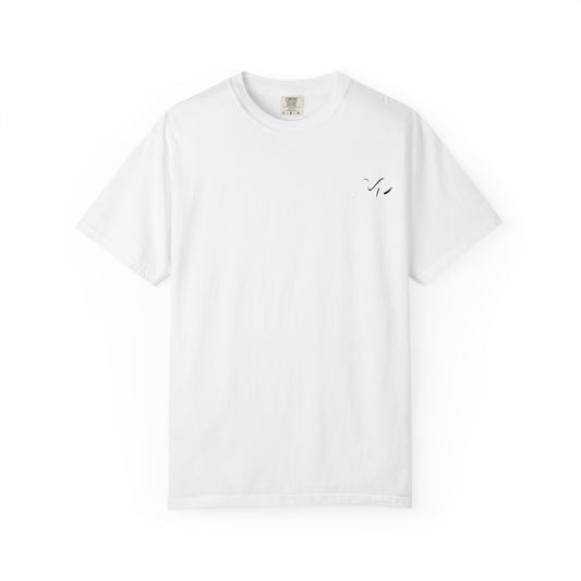 T-shirt esprit fleuri unisexe