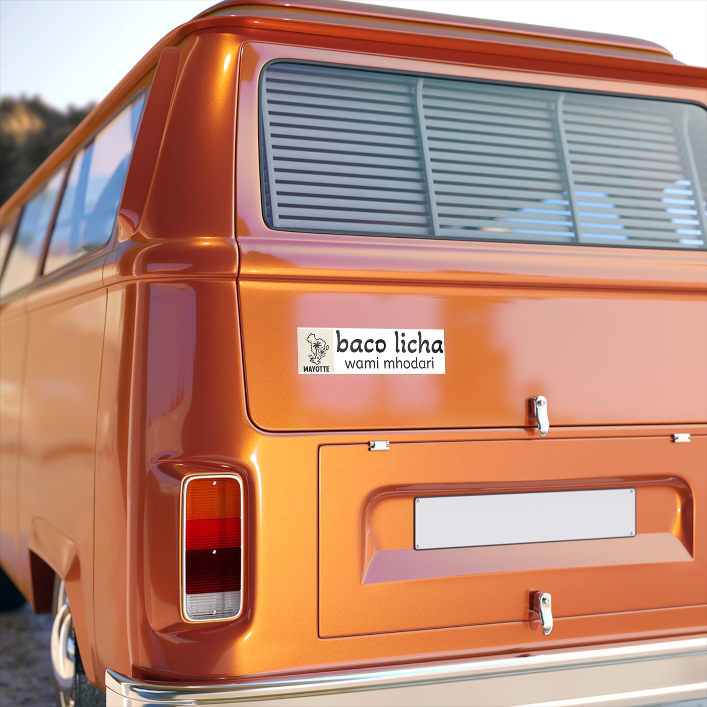 Sticker Mayotte – Baco Licha, Wami Mhodari
