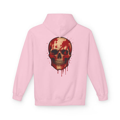 Hoodie “Bloody Skull” – crâne sanglant réaliste