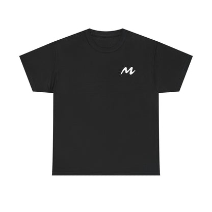 T-shirt “Flower Sketch” – fleur en pointillés noir & blanc