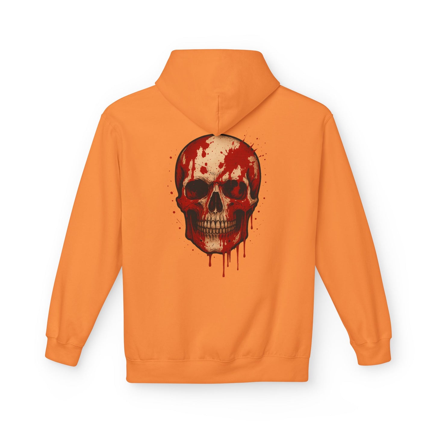 Hoodie “Bloody Skull” – crâne sanglant réaliste
