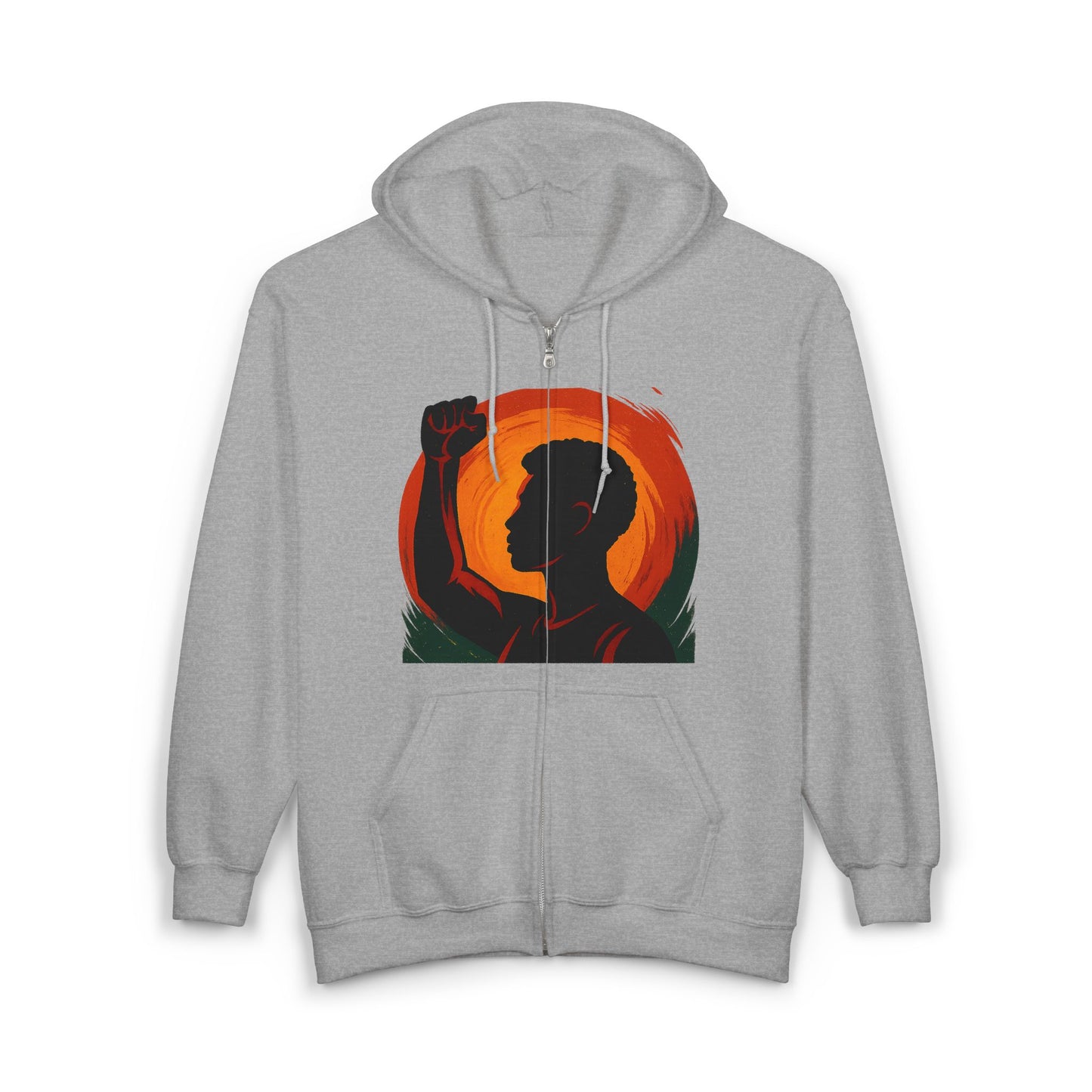 Hoodie zippé unisexe “Rise & Shine”