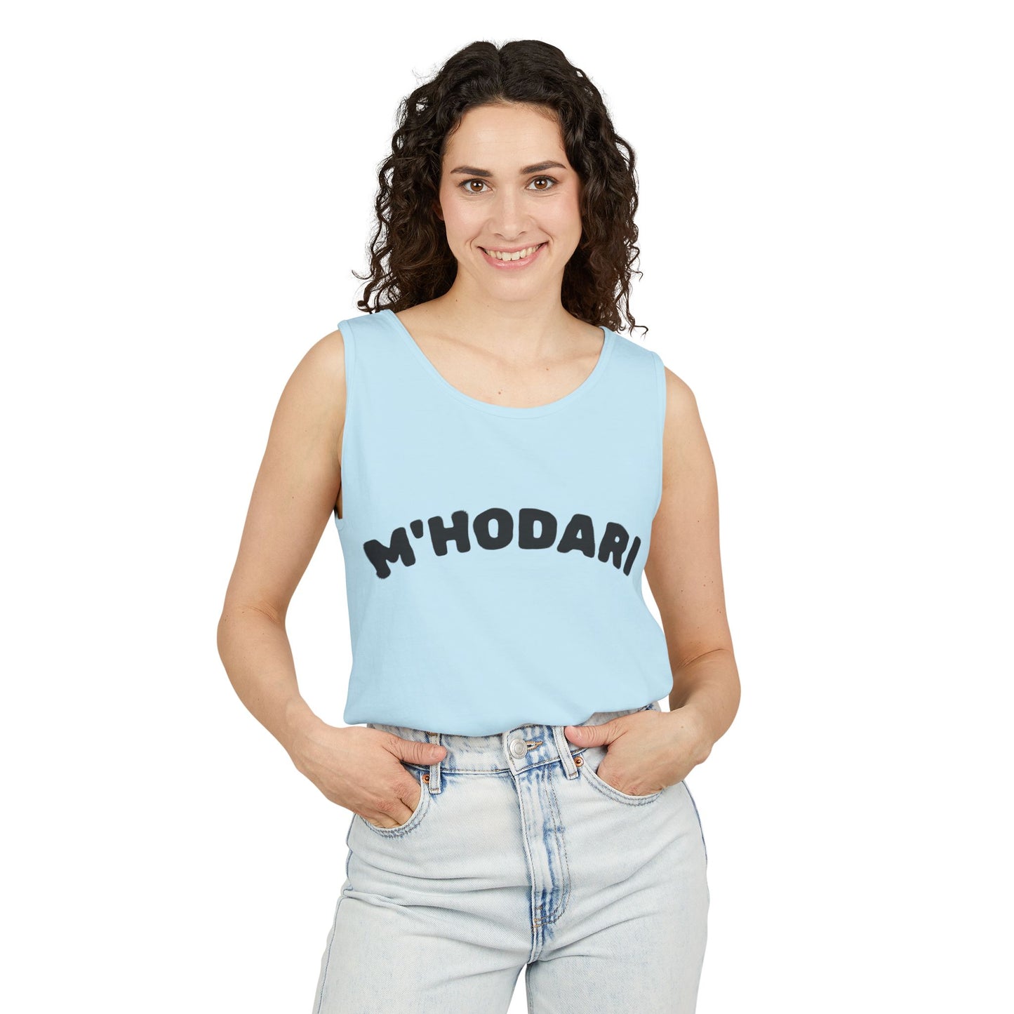 Débardeur “M’Hodari” – Minimaliste & puissant | Esprit Mahorais