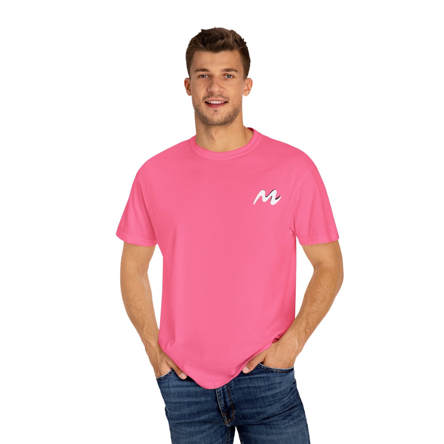 T-shirt esprit fleuri unisexe