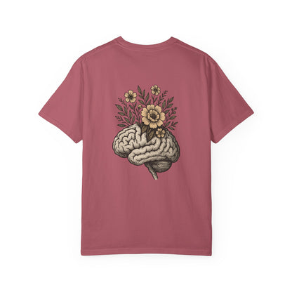 T-shirt esprit fleuri unisexe