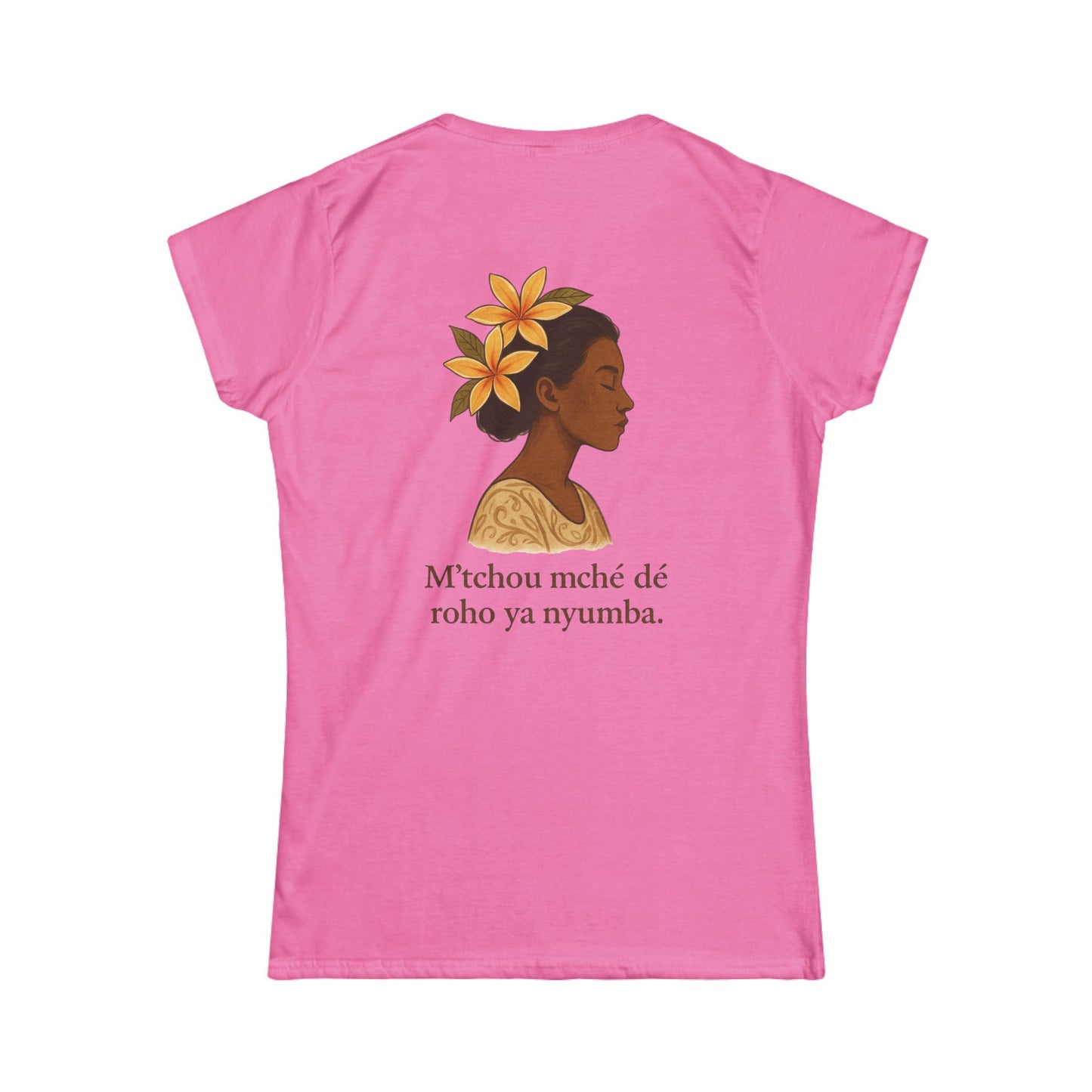 T-shirt graphique  floral unisexe