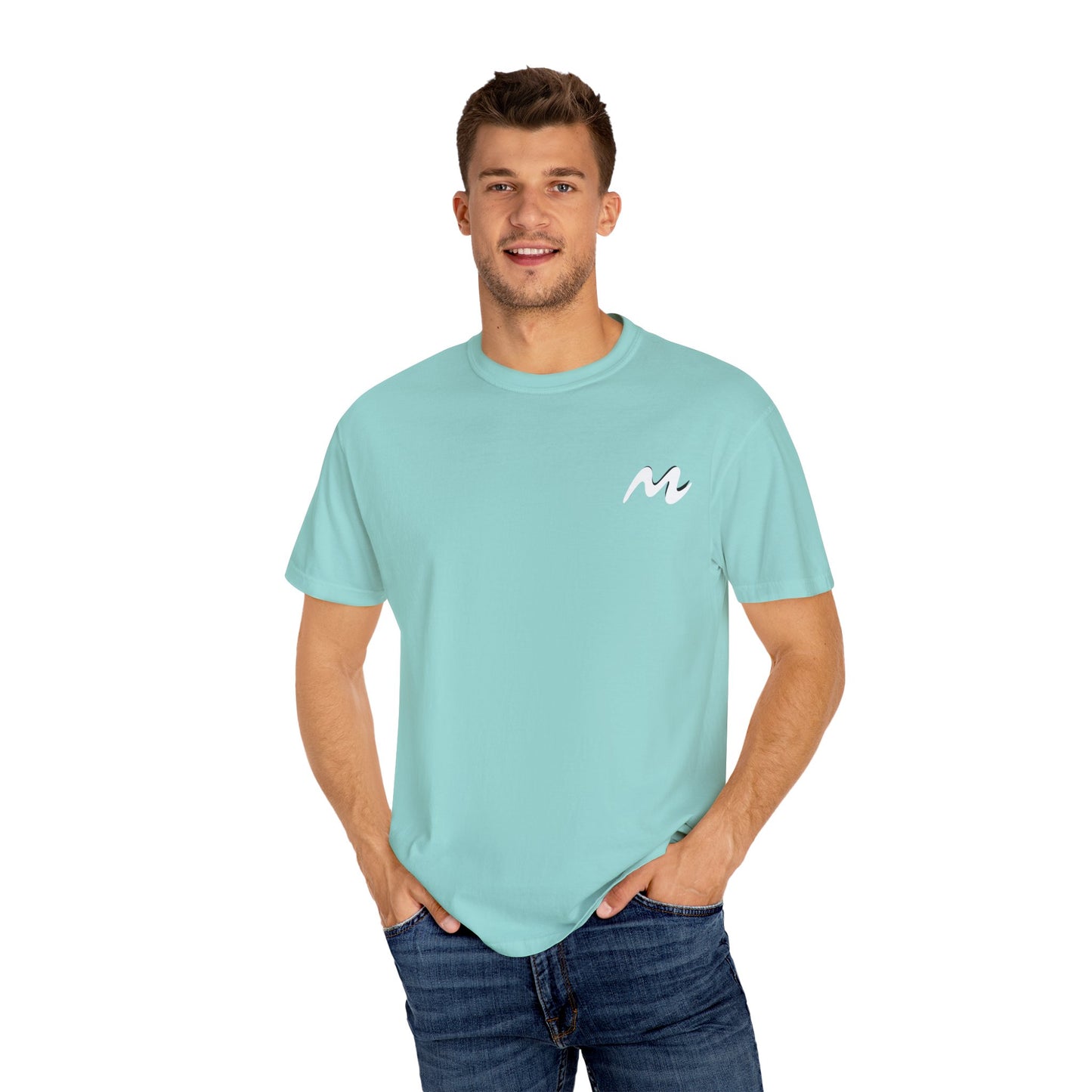 T-shirt esprit fleuri unisexe