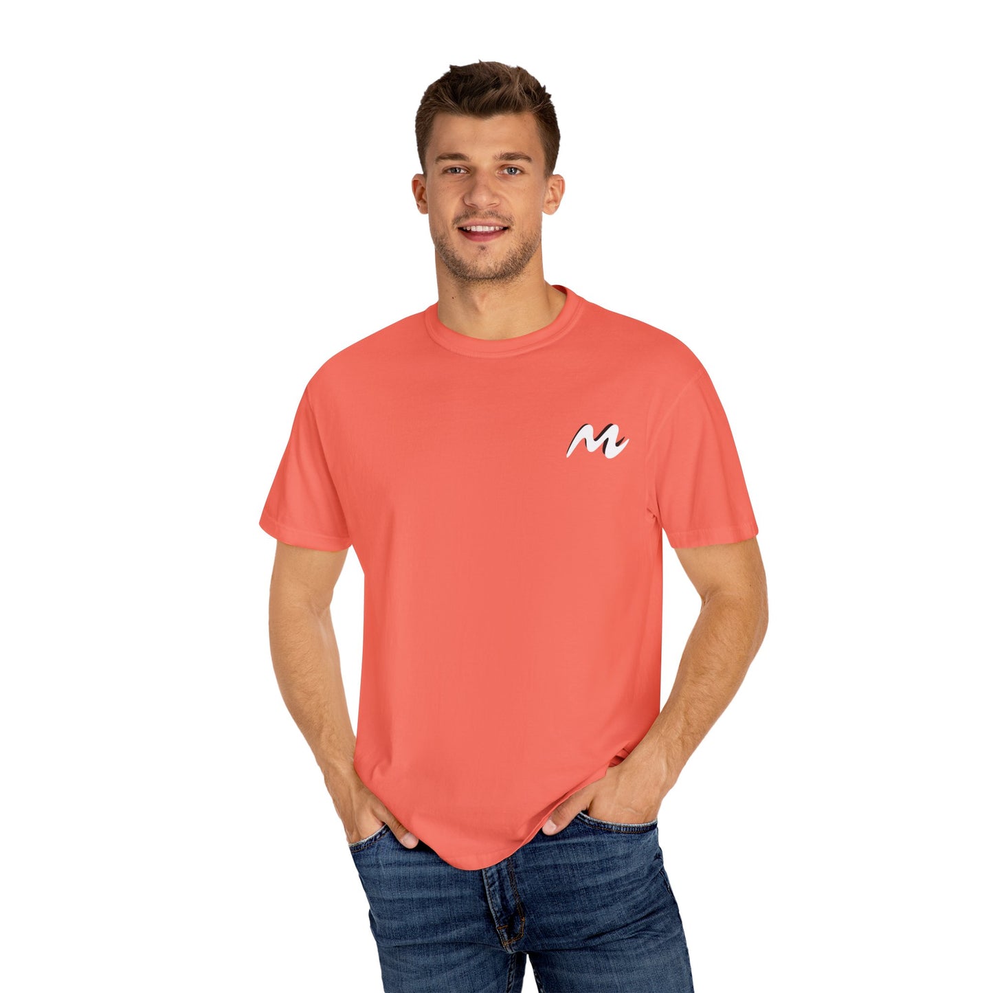 T-shirt casual “Sunset vibes” unisexe