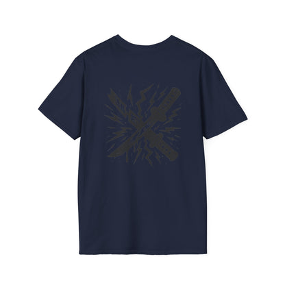 T-shirt graphique épée unisexe
