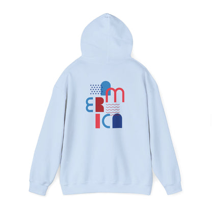 Hoodie  “Americana” – Typographie graphique USA