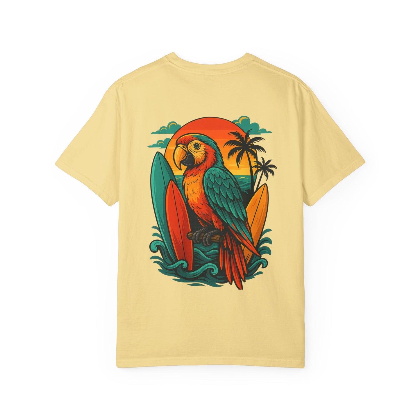 T-shirt unisexe “Perroquet surfeur”