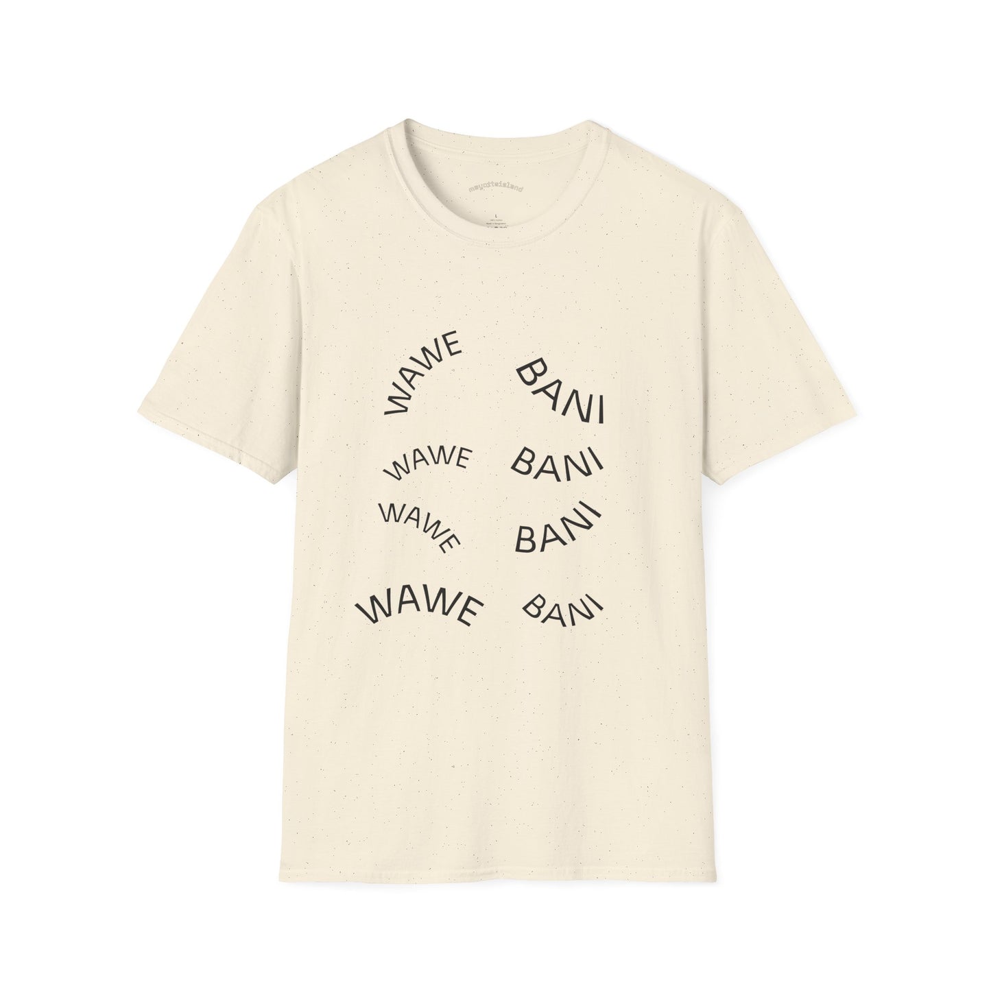 T-shirt Wawe Bani – Design Minimaliste Mahorais