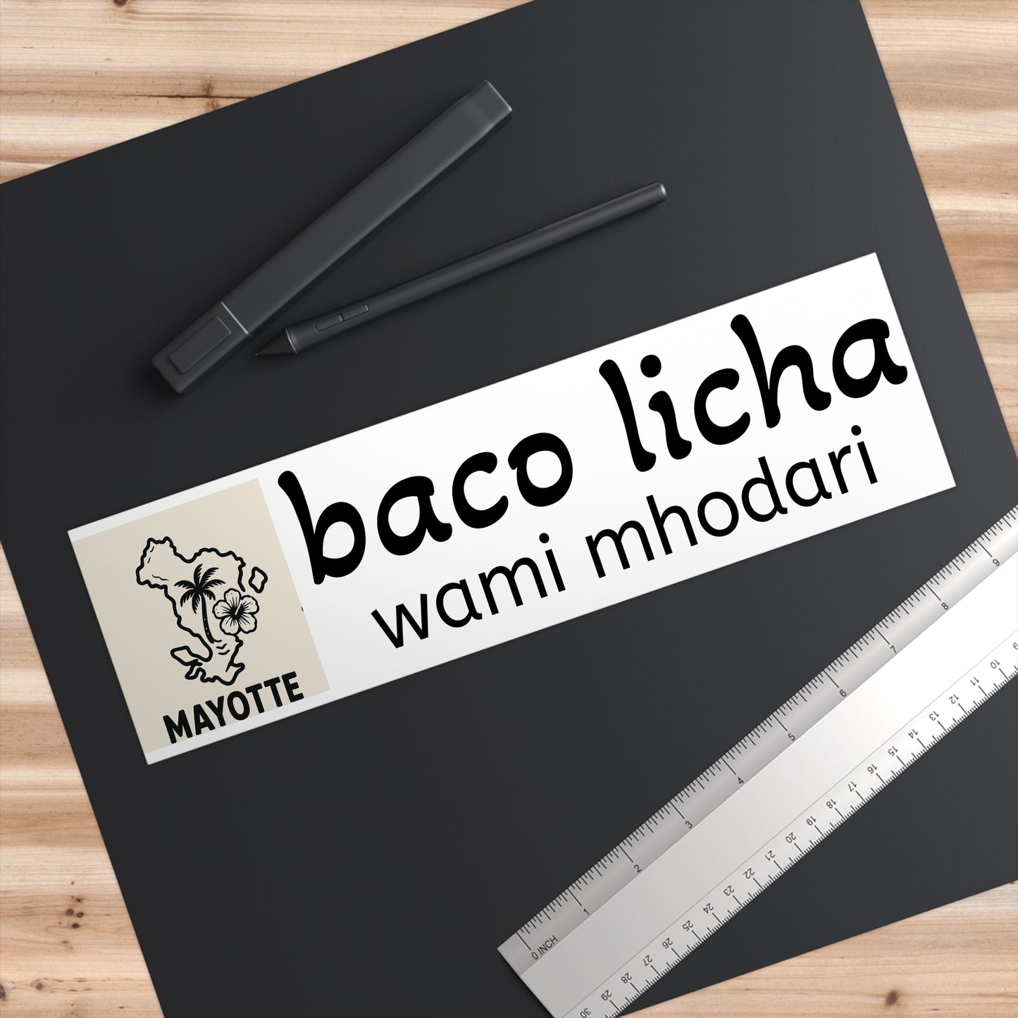 Sticker Mayotte – Baco Licha, Wami Mhodari