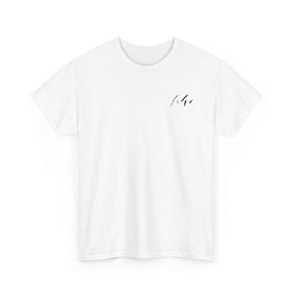 T-shirt “Flower Sketch” – fleur en pointillés noir & blanc