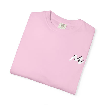 T-shirt casual “Sunset vibes” unisexe