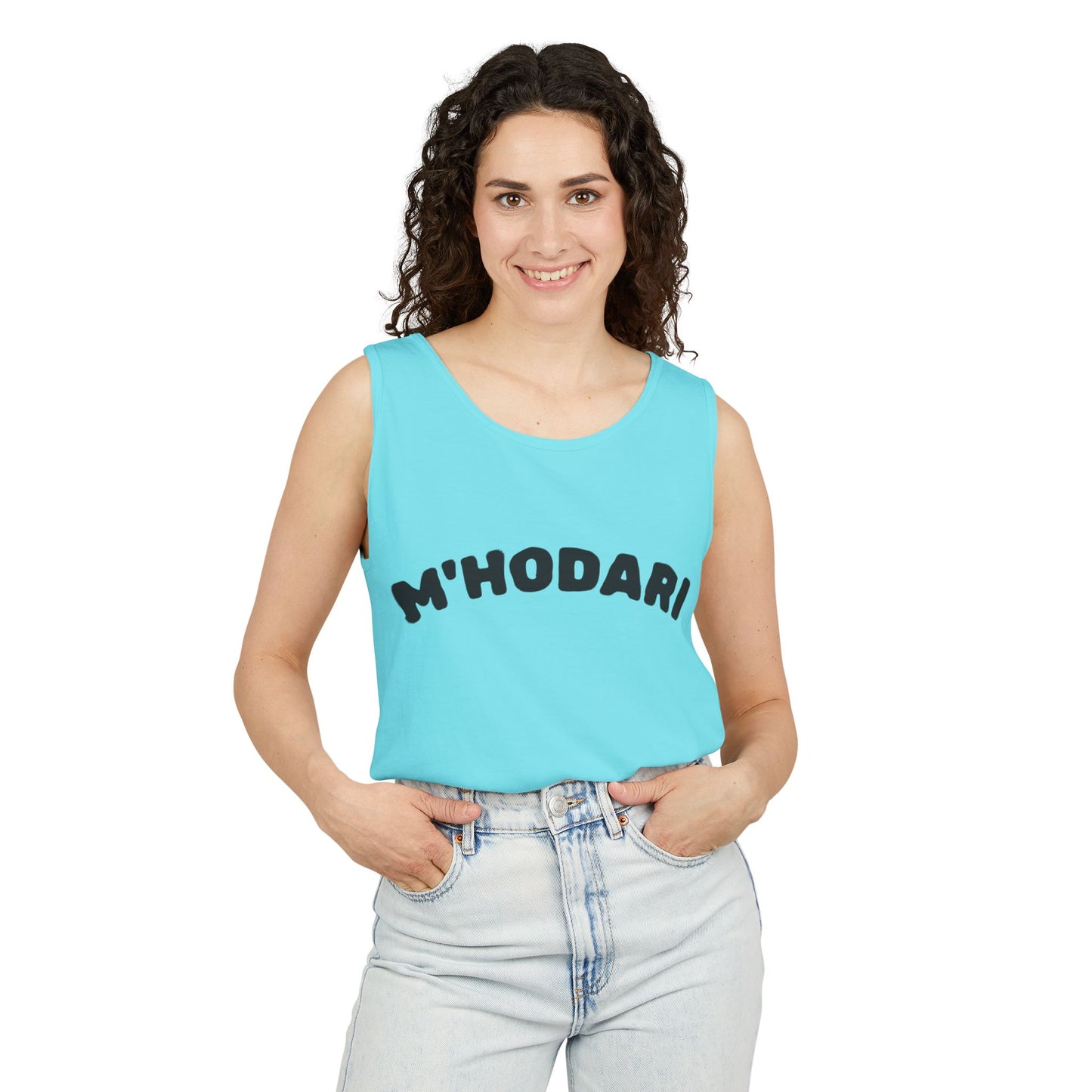 Débardeur “M’Hodari” – Minimaliste & puissant | Esprit Mahorais