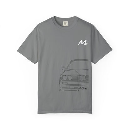 Classic Car Outline Unisex T-Shirt, Vintage Car Tee, Gift for Car Enthusiasts, Automotive Apparel, Daily Wear, Unisex Graphic Shirt