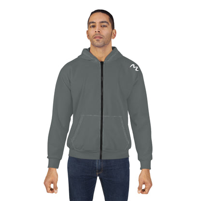 Sweat à capuche zippé unisexe