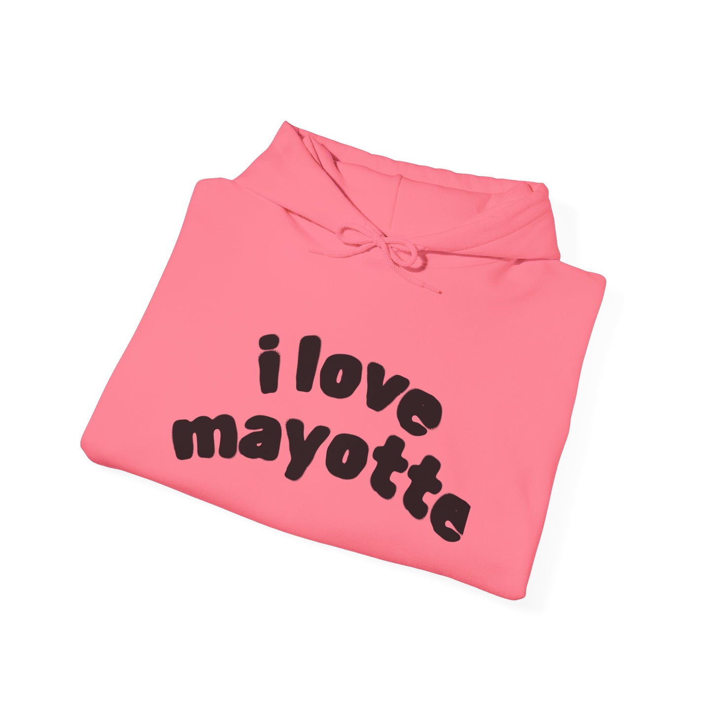 Hoodie I Love Mayotte – Hippocampe Tribal-unisex