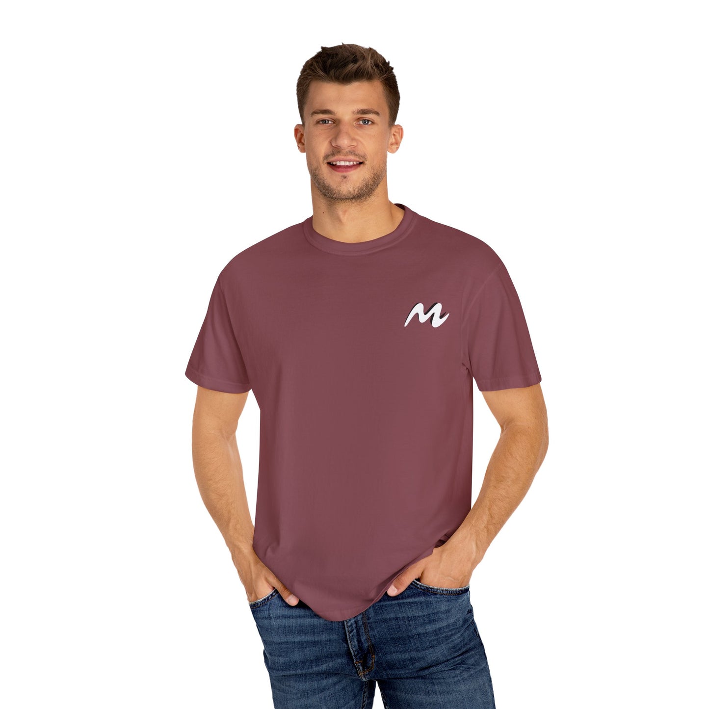 T-shirt casual “Sunset vibes” unisexe
