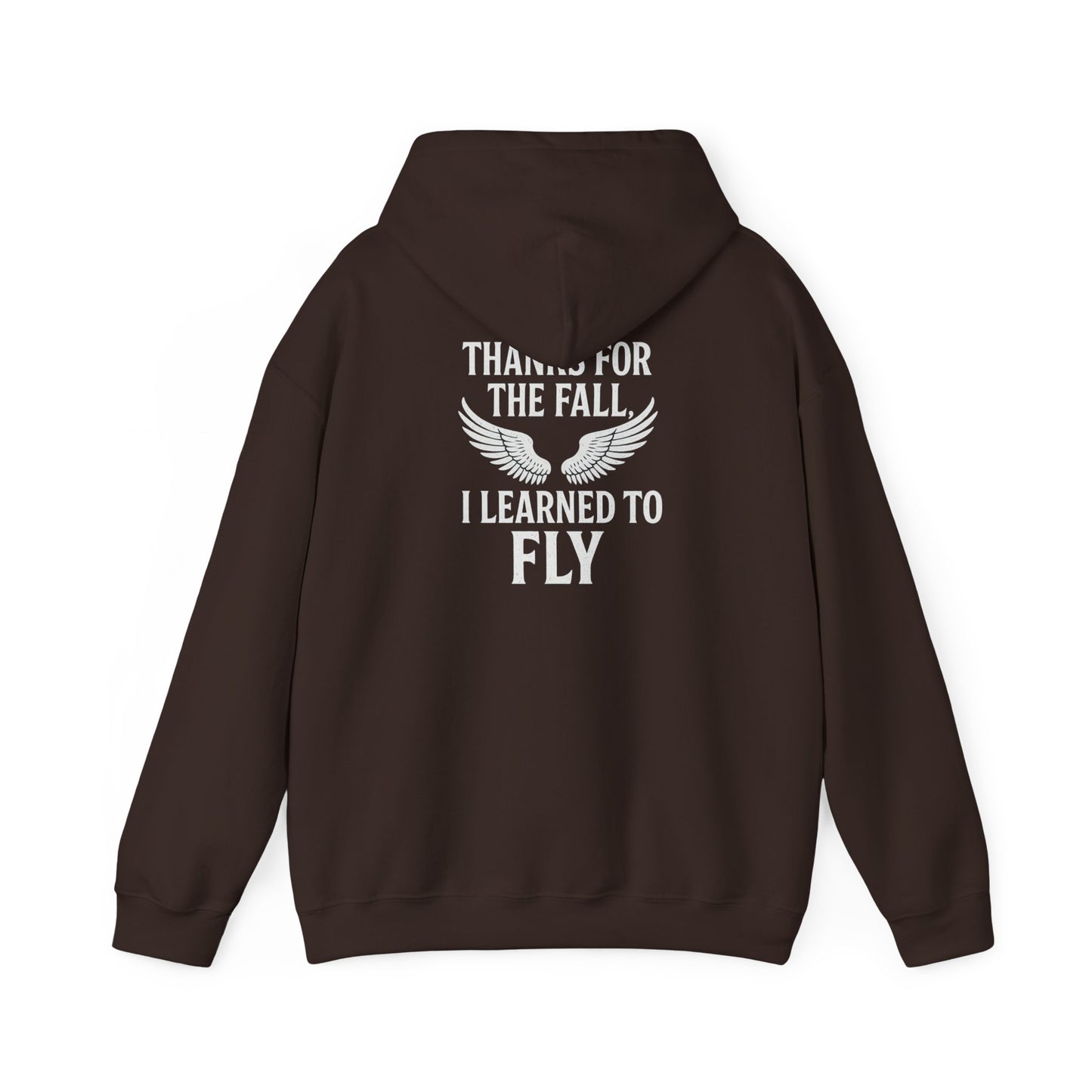Hoodie  “Fly Again” – Thanks for the Fall, I Learned to Fly