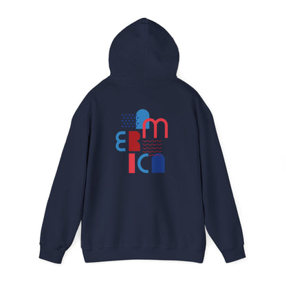 Hoodie  “Americana” – Typographie graphique USA