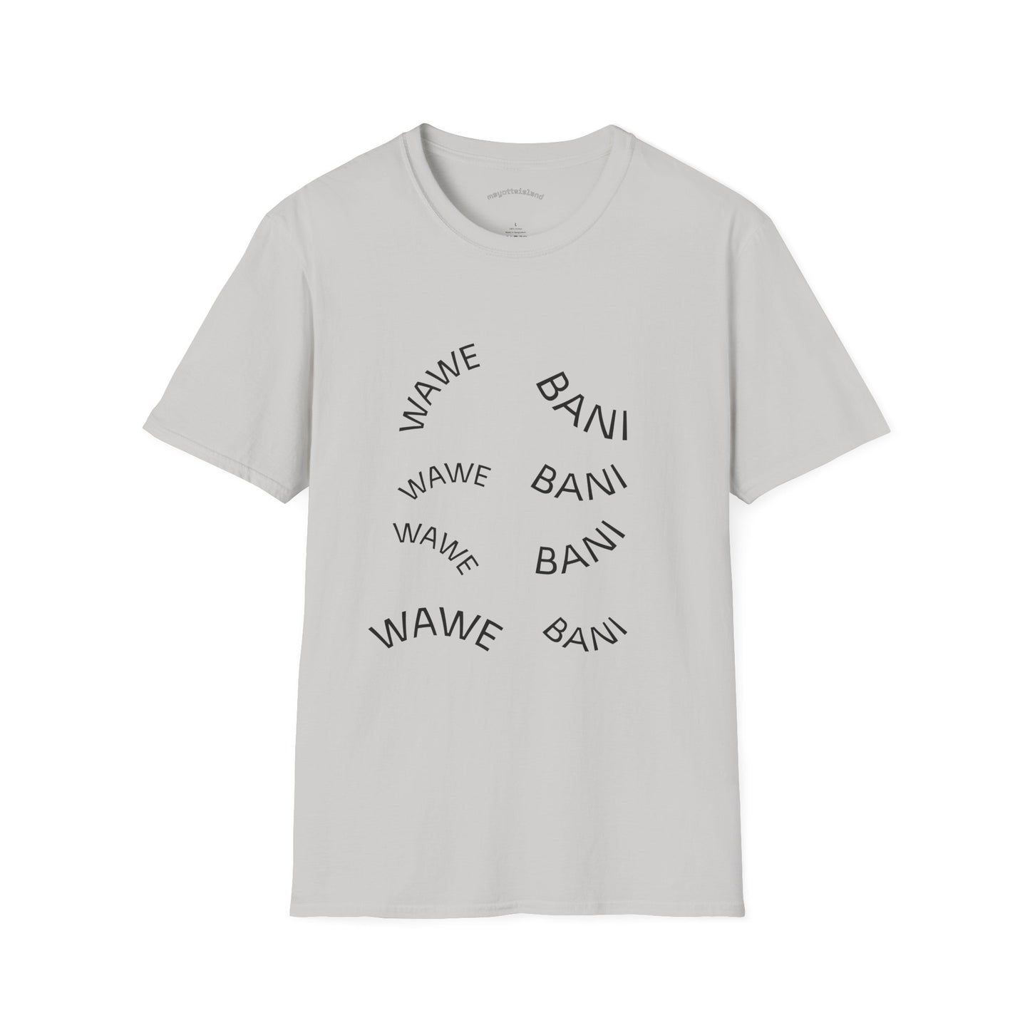 T-shirt Wawe Bani – Design Minimaliste Mahorais