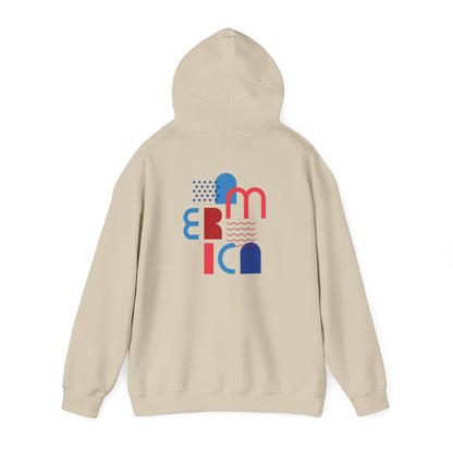 Hoodie  “Americana” – Typographie graphique USA