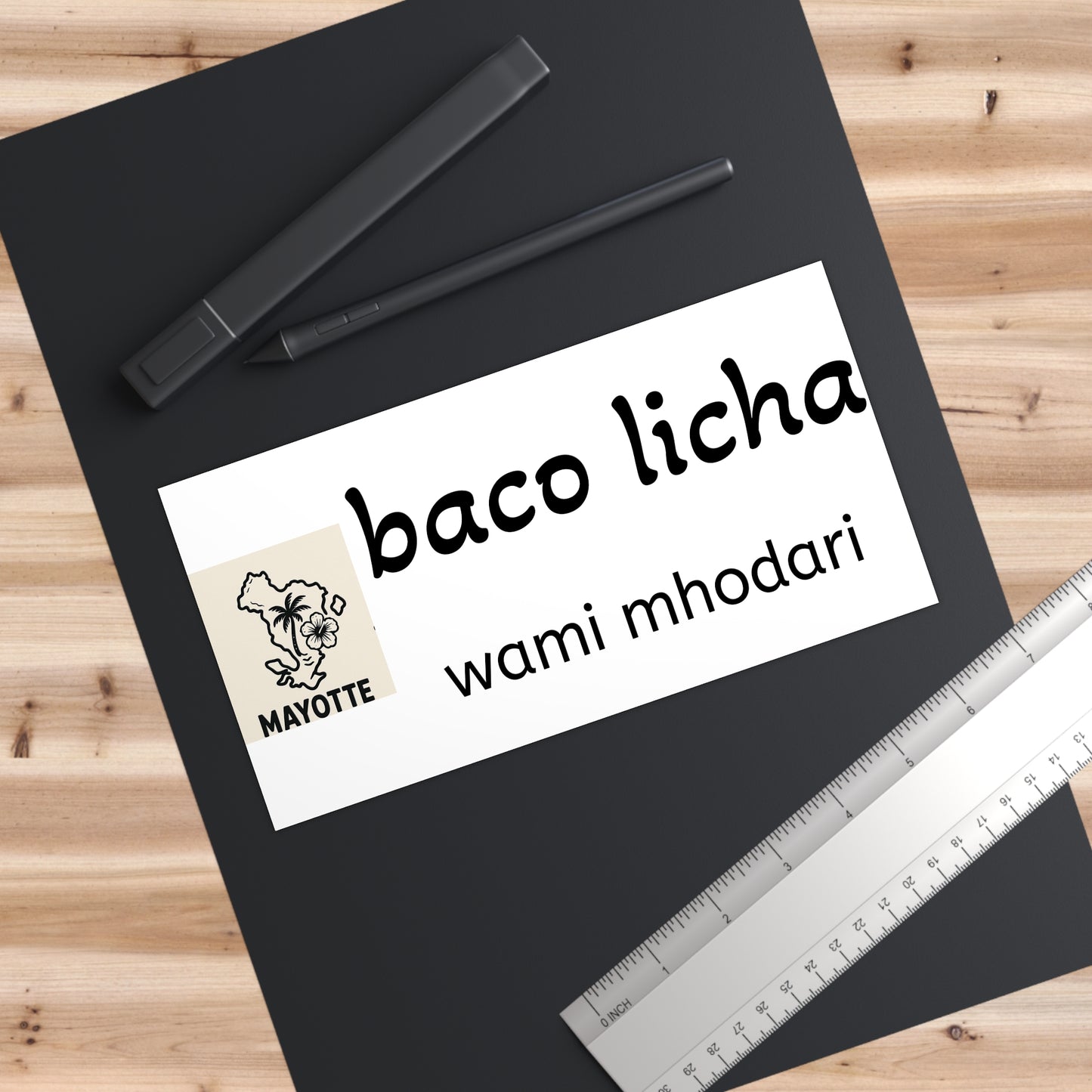 Sticker Mayotte – Baco Licha, Wami Mhodari
