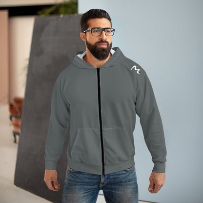 Sweat à capuche zippé unisexe