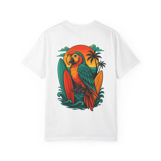 T-shirt unisexe “Perroquet surfeur”