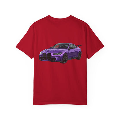 Purple Car Graphic T-Shirt, Unisex T-Shirt, Car Enthusiast Gift, Stylish Tee, Birthday Gift, Casual Wear
