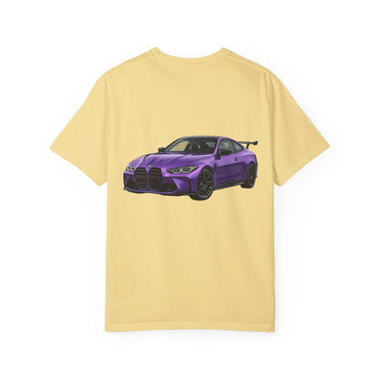 Purple Car Graphic T-Shirt, Unisex T-Shirt, Car Enthusiast Gift, Stylish Tee, Birthday Gift, Casual Wear