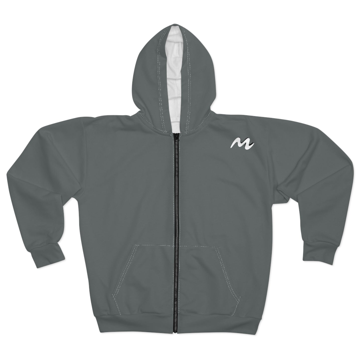 Sweat à capuche zippé unisexe