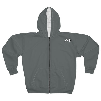Sweat à capuche zippé unisexe
