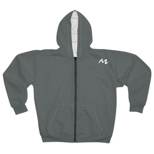 Sweat à capuche zippé unisexe