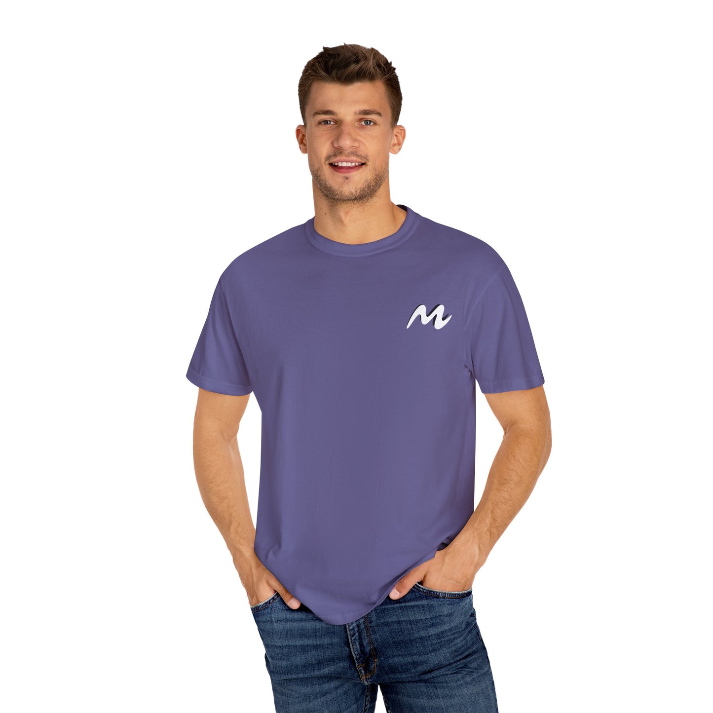 T-shirt casual “Sunset vibes” unisexe