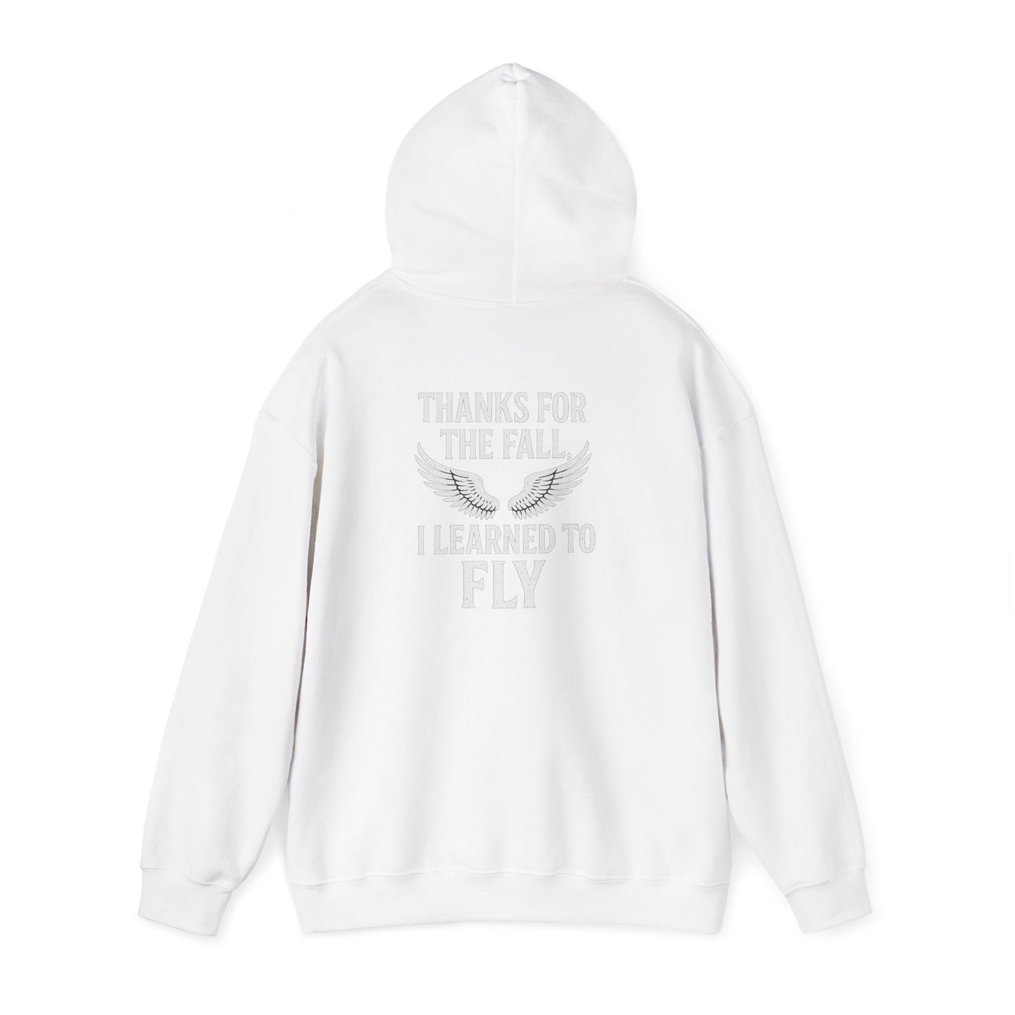 Hoodie  “Fly Again” – Thanks for the Fall, I Learned to Fly