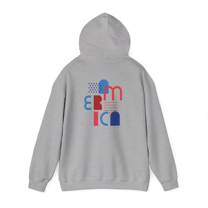 Hoodie  “Americana” – Typographie graphique USA