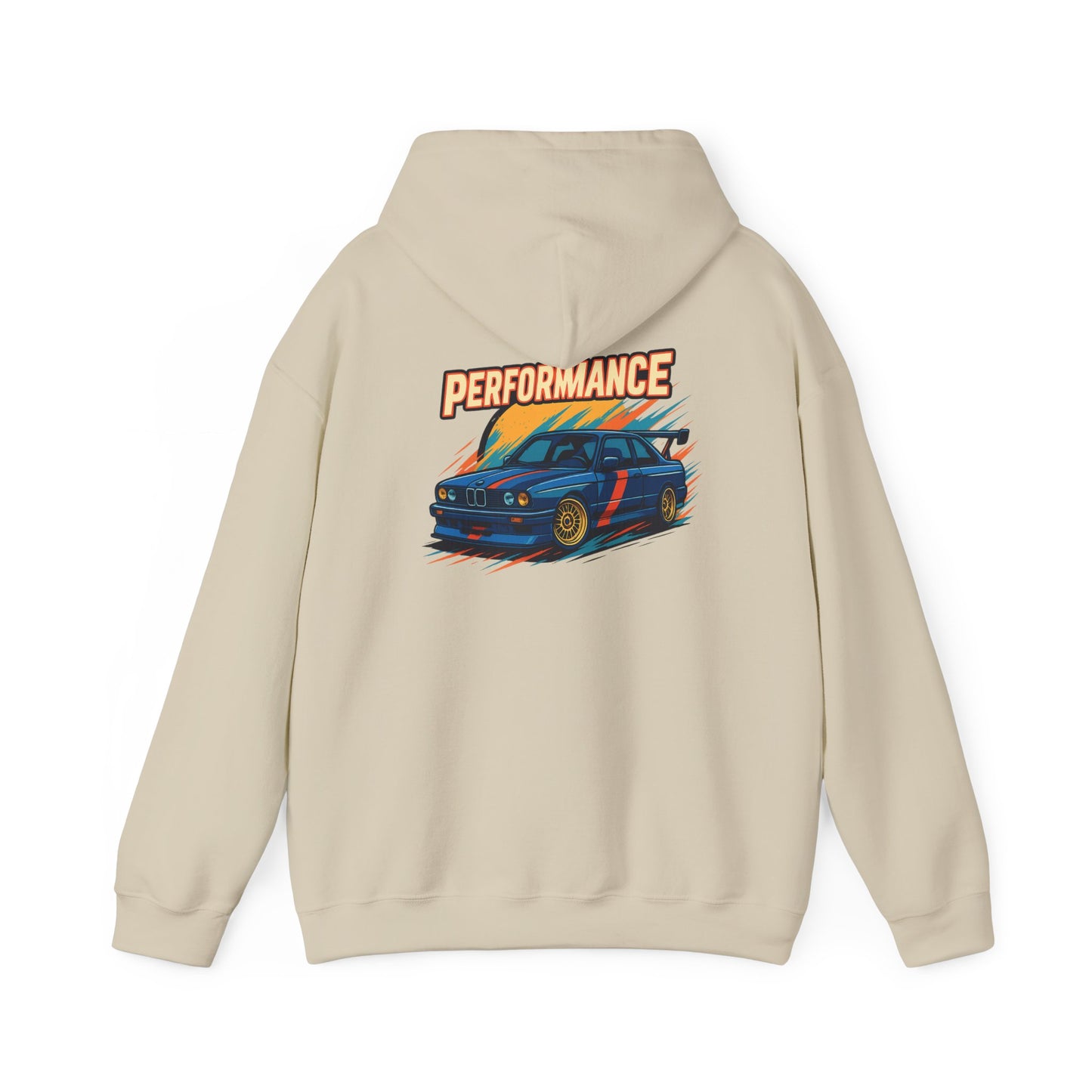Performance Car Unisex Hoodie - Customizable Streetwear, Gift for Car Lovers, Casual Wear, Birthday Gift, Everyday Comfort