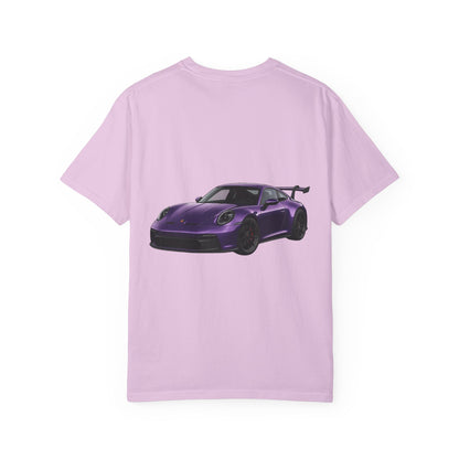 Purple Sports Car Graphic Tee | Unisex T-Shirt for Car Enthusiasts, Gift for Him/Her, Casual Wear, Car Lover Apparel