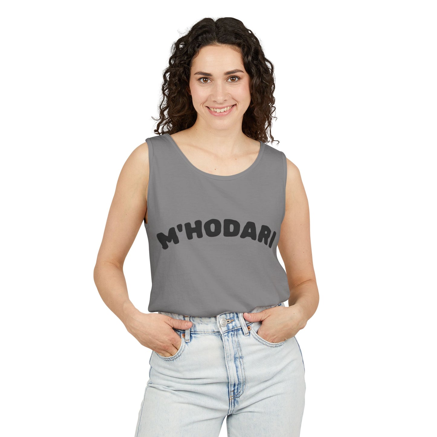 Débardeur “M’Hodari” – Minimaliste & puissant | Esprit Mahorais