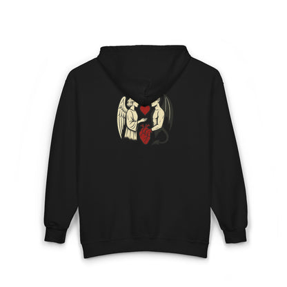 Hoodie zippé unisexe confortable