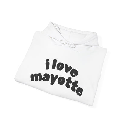 Hoodie I Love Mayotte – Hippocampe Tribal-unisex